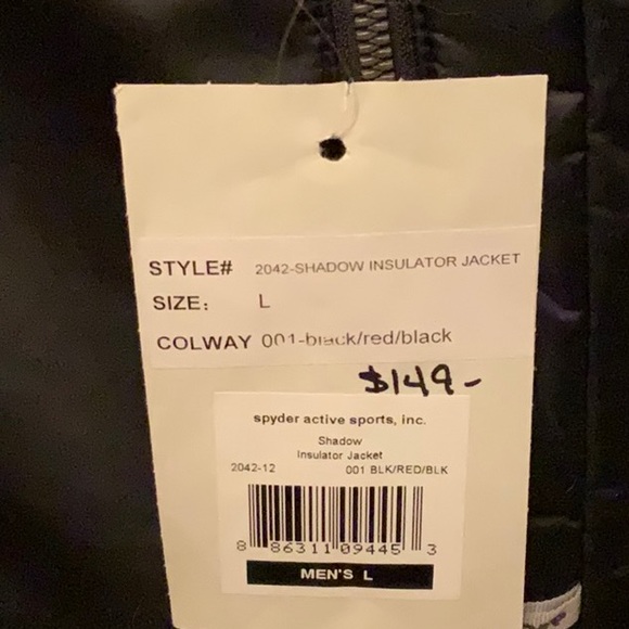 Spyder SHADOW INSULATOR jacket - Black - Picture 6 of 15